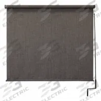 KEYSTONE FABRICS Sun Shade: Black/Gray/White, Pole and Crank, 92% UV Protection, 8 ft Fabric Ht (MPN UP77.68.65). Key specifications — Operation Mechanism: Pole and Crank; Tie Down Type: Bungee and Hook System; Operation Side: Right; Manufacturer Part Number: UP77.68.65; Brand: KEYSTONE FABRICS; Fabric Color: White.