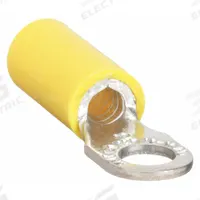 STA-KON Ring Terminal: Yellow, Vinyl Insulation, #6 Stud Size, 12 AWG to 10 AWG Wire Sizes, 600 V (MPN 10RC-6). Key specifications — attr1308027: STA-KON; attr1356587: Serrated.