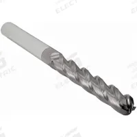 APPROVED VENDOR Ball End Mill: Carbide, TiCN Coated, 4 Flute, 1/2" Mill Dia, 1-1/2" LOC, 6" OAL (MPN 229-001056)