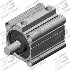 SMC Compact Cylinder: 63 mm Bore Dia, 50 mm Stroke Lg, Through Hole Mounting, Aluminum, 1/4 in BSPT (MPN CDQ2KB63-50DMZ). Key specifications — attr946022: Through Hole; attr946024: Single Rod; attr946038: CQ2K; attr1123057: Non-Rotating Rod; attr945997: SMC.