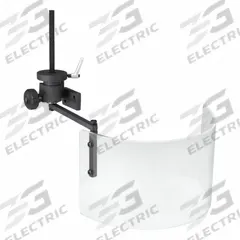 DAYTON Drill Press Guard: Curved, 13 3/4 in Guard Wd, 8 in Guard Ht, Fixed on the Machine Side (MPN 36FX30). Key specifications — attr74666: Cast Iron; attr74661: DAYTON; attr74679: Fixed; attr74673: Mill/Drills; attr74674: 8 in; attr74676: Fixed on the Machine Side; attr74678: Curved; attr74658: 36FX30.