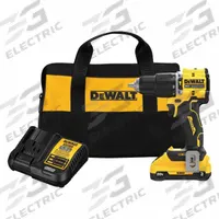 DEWALT Hammer Drill: 20V DC, Compact, 1/2 in Chuck, 1/4 in Concrete Capacity, 2 Speeds, 28,050 bpm (MPN DCD799L1). Key specifications — attr1256163: 2; attr1256171: (1) 3.0 Ah; attr1256172: Yes; attr1256187: 15 + Hammer.