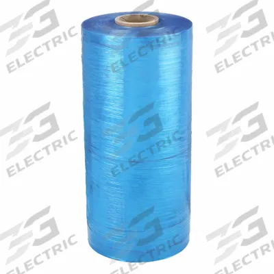APPROVED VENDOR Stretch Wrap Film: 80 ga Gauge, 20 in Overall Wd, 6,000 ft Overall Lg, Blue - Cast Color-Coded Stretch Wrap