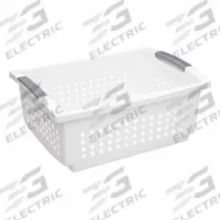 STERILITE Storage Tote: 17 1/8 in x 12 7/8 in x 7 1/4 in, White, Stacking Capable (MPN 16648004F). Key specifications — Brand: STERILITE.
