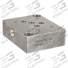 PARKER Subplate Bottom Port: 5,000 psi Max Pressure, D05 NFPA Size, Ductile Iron, 4 in Overall Ht (MPN SPD34NS35). Key specifications — Body Material: Ductile Iron; Brand: PARKER; NFPA Size: D05; Port Connection Type: NPT.