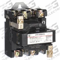 GE NEMA Magnetic Contactor: Non-Reversing, 3 Poles, NEMA Size 0, 18 A, 240V AC (MPN CR305B003). Key specifications — Brand: GE.