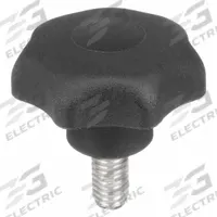 KIPP Hand Knob: 7 Point, Plastic w/ SS Thread, M8 Thread, 25 mm Thread Lg, 40 mm Dia (MPN K0154.408X25). Key specifications — Brand: KIPP.