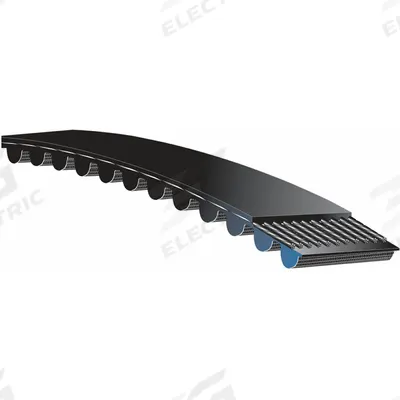 GATES Timing Belt: One Side, Curvilinear, PowerGrip HTD, 3 mm Pitch, 9 mm Top Wd - HTD Section Timing Belts