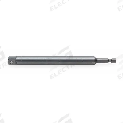 PROTO Power Socket Adapter: 1/4 in Output Drive Size, Square, 2 in Overall Lg - 7/16" Male Hex Drive Power Socket Adapters