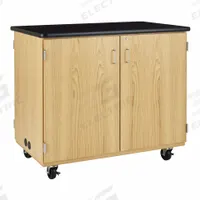 Mobile Charging Station: 42 1/2 in Overall Ht, 30 in Overall Dp, 4 ft Overall Wd, Wood, 0 Drawers (MPN 4741K). Key specifications — Product Type: Mobile Microscope Charging Cabinet; Brand: DIVERSIFIED SPACES; Material: Wood; Cabinet Type: Mobile Cabinets.
