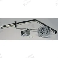 ENCORE Drain Assembly: Brass, Nickel, 4 3/8 in Overall Dia, Threaded, 1 1/2 in Pipe Dia (MPN D50-7215-IB). Key specifications — Product Type: Drain Assembly; Brand: ENCORE; Finish: Nickel; Material: Brass; Includes: Strainer.