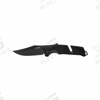 SOG Folding Utility Knife: 3 3/4 in Blade Lg, 5 1/4 in Closed Lg, 9 in Overall Lg - Assisted-Opening Folding Knives