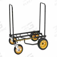 ROCK N ROLLER Convertible Hand Truck: 500 lb as Hand Truck, Dual-Loop, Black/Yellow, Flat-Free Steel (MPN R12RT). Key specifications — attr1344968: Yellow; attr1344907: ROCK N ROLLER.