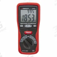 TRIPLETT Insulation Tester: 0 ohm to 2,000 megaohm, CAT III 1000V, IP54, Digital, No Output, 1 mA (MPN MG430-NIST). Key specifications — IP Rating: IP54; Test Voltage: 250V DC; Brand: TRIPLETT.
