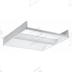 COLUMBIA LIGHTING Recessed Troffer: 2 ft Lg, 2 ft Wd, 3,599 lm, 3000K, 32 W, 120 to 277V AC (MPN LCAT22-30HLG-EDU). Key specifications — attr1261884: 120 to 277V AC; attr1261878: COLUMBIA LIGHTING; attr1261883: U-Bend T8; attr1261870: 3000K; attr1261880: Yes.