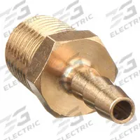 APPROVED VENDOR Barbed Hose Fitting: For 5/16 in Hose I.D., Hose Barb x NPT, Male x Male, Hex, Rigid (MPN 6AFK7). Key specifications — Fitting Connection Type: Hose Barb x NPT; Fitting Gender: Male x Male; Nipple Grip Type: Hex; Brand: APPROVED VENDOR.