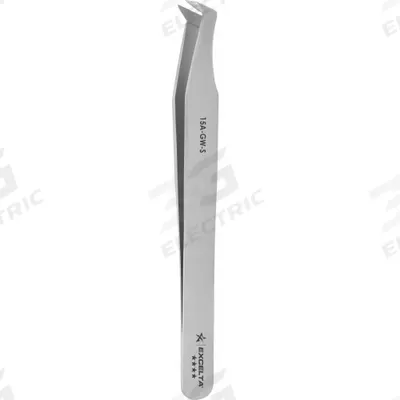 EXCELTA Tweezers: Carbon Steel, Round - Cutting Tweezers