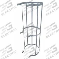 COTTERMAN Ladder Safety Cage: 4 ft Overall Ht, 29 in Inside Dia, Steel (MPN 4MC C1). Key specifications — Material: Steel; Ladder Section: Middle; Brand: COTTERMAN.