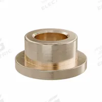 Flanged Sleeve Bearing: Bronze, SAE 841, 10 mm Bore, 16 mm OD, 10 mm Lg, -35°F to 300°F, 10 PK (MPN FFM1016-10B). Key specifications — System of Measurement: Metric; Material Grade: SAE 841; Flange Type: Flanged; Brand: OILITE.