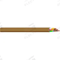 SOUTHWIRE Thermostat Wire: 18 AWG Conductor Size, 8 Conductors, 250 ft Overall Lg, 150 V Volt (MPN 65676944)