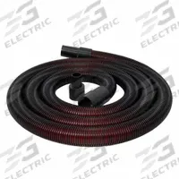 DAYTON Vacuum Hose: 1 7/8 in Hose Dia, 12 ft Hose Lg, Plastic, Black/Red (MPN 61HW21). Key specifications — Material: Plastic; Brand: DAYTON.
