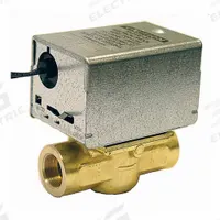 Motorized Zone Valve: 3.5 Cv Flow Rate, 2-Way, 1/2 in Female NPT, Spring Return, NC, On/Off Signal (MPN V8043A1227). Key specifications — Actuator Voltage: 24V AC; Manufacturer Part Number: V8043A1227; Brand: HONEYWELL HOME.