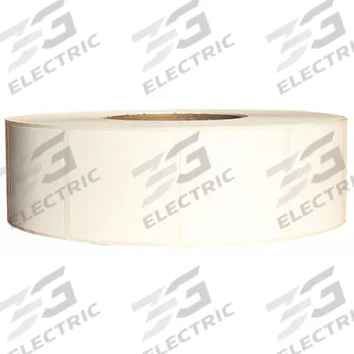 APPROVED VENDOR Barcode Printer Label: 2 in Label Wd, 2 in Label Ht, White, 3 in Core Dia. - Industrial Direct Thermal Labels