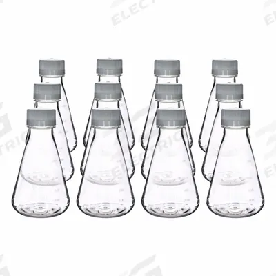 APPROVED VENDOR Erlenmeyer Flask: Erlenmeyer, PETG, 500 mL, 17.6 fl oz - Plastic Erlenmeyer Flasks