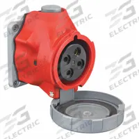 HUBBELL Pin and Sleeve Receptacle: Red, 480V AC, Three Phase, 30 A, 3 Pole, 4 Wire, IEC Grounding (MPN HBLS430R7W). Key specifications — Brand: HUBBELL.
