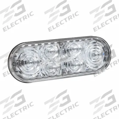 GROTE Strobe Light: Strobe, White, 2 5/16 in Overall Wd, 11/16 in Overall Ht - Vehicle Perimeter Flashing Warning Lights