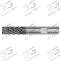 WIDIA HANITA Square End Mill: Carbide, AlTiN Coated, 6 Flute, 12 mm Mill Dia, 26 mm LOC, 83 mm OAL (MPN D51712005W)