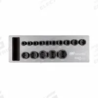 INGERSOLL RAND Impact Socket Set: Small Set (0-50 pieces) Set Size, 15 Pieces, (15) 6-Point (MPN DXSK2M15). Key specifications — attr1204251: INGERSOLL RAND; attr1215454: 12 mm to 33 mm.