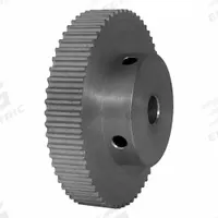 DAYTON Timing Pulley: Modified Curvilinear, Fixed, For GT Timing Belt Section, For 6 mm Belt Wd (MPN 60-3P06M6A8). Key specifications — Brand: DAYTON; Finish: Clear Anodized; For Belt Series: Powerhouse®.