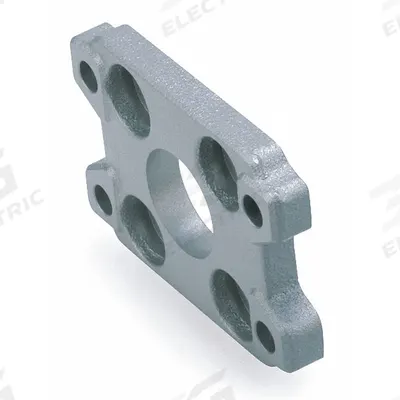 SMC Flange Bracket: Flange, Fits 100 mm Bore Dia - Flange Mounting Hardware