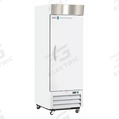 AMERICAN BIOTECH SUPPLY Lab Refrigerator: 23 cu ft, Upright, 1°C to 10°C, 34 3/4 in Overall Dp - General Purpose Lab Refrigerators
