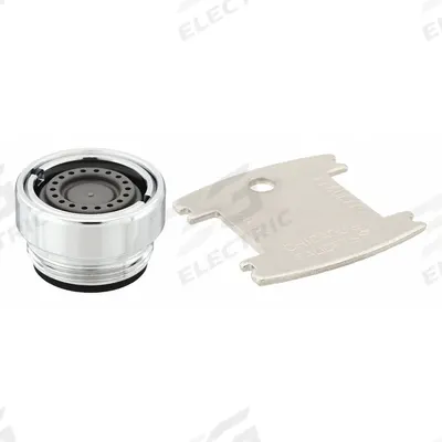 CHICAGO FAUCETS Outlet: 1 gpm Flow Rate, Spray Flow Outlet, Brass, Chrome Finish, Male - Faucet Aerators & Outlets
