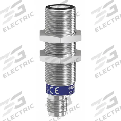 TELEMECANIQUE SENSORS Cylindrical Ultrasonic Sensor: 18 mm Dia, Built-in Connector, 5 - Pin M12 - Cylindrical Sensors with Built-in Connectors