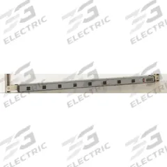 PRO-LINE Power Strip: 60 in Overall Wd, 2 in Overall Dp, Aluminum, Beige (MPN ES48/ESMR60). Key specifications — Operating Voltage: 120 V; Product Type: Powerstrip; Color: Beige.