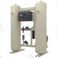INGERSOLL RAND Compressed Air Dryer: 1 1/2 in NPT, 200 cfm, 150 psi Max Op Pressure, ISO Class 2 (MPN HLA2001H00AA). Key specifications — attr110204: 115V; attr110148: INGERSOLL RAND.