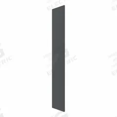HADRIAN Pilaster: Solid Plastic HDPE, Plastic, Slate, 80 1/2 in Ht, 10 in Wd, 1 in Thick (MPN X41010-231). Key specifications — Door Swing: Out Swing; Brand: HADRIAN; Color: Slate; Finish/Texture: Plastic.