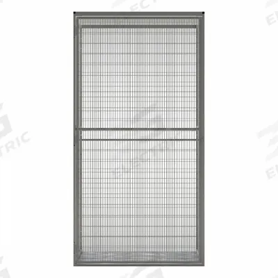 FOLDING GUARD Bulk Storage Locker Starter: 48 in x 25 in x 93 in, 1 Units Wide - Wire Mesh Bulk Storage Locker Starters & Add-Ons