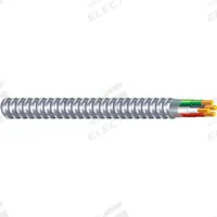 SOUTHWIRE Metallic Clad Building Cable: 6 AWG, 2 Conductors, Copper, 2,500 ft, Aluminum, Std (MPN 68710306). Key specifications — Brand: SOUTHWIRE.