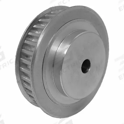 Dayton Timing Pulley: Trapezoidal, Plain, For T5 Timing Belt Section, For 10 mm Belt Wd - T5 Section Timing Belt Pulleys