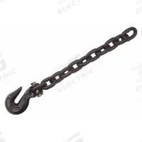 PEERLESS Straight Chain: 3/8 in Trade Size, 80 Chain Grade, Alloy Steel, 7,100 lb Working Load Limit (MPN H3340-5624). Key specifications — Brand: PEERLESS; Hook Type Included: Grab Hook.