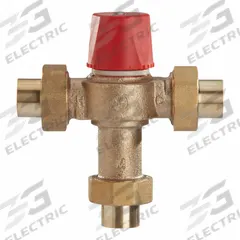 WATTS Thermostatic Mixing Valve: 1/2 in Inlet Connection Size, 1/2 in Outlet Connection Size, Brass (MPN 1/2 LF 1170-US). Key specifications — Includes: Solid Wax Hydraulic Principle Thermostat; Brand: WATTS.
