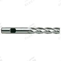 YG-1 Square End Mill: High Speed Steel, TiCN Coated, 4 Flute, 1-1/2" Mill Dia, 4" LOC, 6-1/2" OAL (MPN 08211HC)