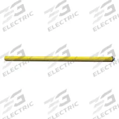 GARLOCK SAFETY SYSTEMS Hinge Post: 40 in Post Ht, Galvanized, Steel, Yellow (MPN 407184). Key specifications — Brand: GARLOCK SAFETY SYSTEMS; Compatible Brand and Series: Garlock Swing Gates; Product Type: Hinge Post; Compatible Manufacturer Model Number: 155160; Finish: Galvanized; Post Material: Steel; Post Type: Hinge.