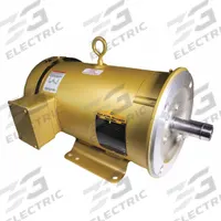 BALDOR General Purpose Motor: C-Face Mount, Totally Enclosed Fan Cooled, 5 hp, 208-230/460V AC (MPN CEM3615T). Key specifications — Brand: BALDOR; Nameplate Voltage @ 60 Hz: 208-230/460V AC; Full Load Current @ 60 Hz: 13.4/6.7 A; Nameplate RPM @ 60 Hz: 1,750 RPM; Motor Enclosure: TEFC.