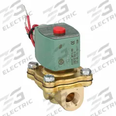 REDHAT Solenoid Valve: 2-Way, Normally Closed, 3/8 in Pipe Size, 110V AC/120V AC, Watertight (MPN 8210G001). Key specifications — Pipe Size: 3/8 in; Voltage: 110V AC; Brand: REDHAT; Coil Enclosure: Watertight.