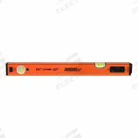 JOHNSON LEVEL Extendable Box Beam: Level & Plumb, Box, 0 Non-Cushioned, 42 in Overall Lg, 0 (MPN 5800-2442B). Key specifications — attr934734: 5800-2442B; attr934735: JOHNSON LEVEL; attr939796: Polycarbonate; attr983962: Aluminum; attr939959: Top & Side Read.